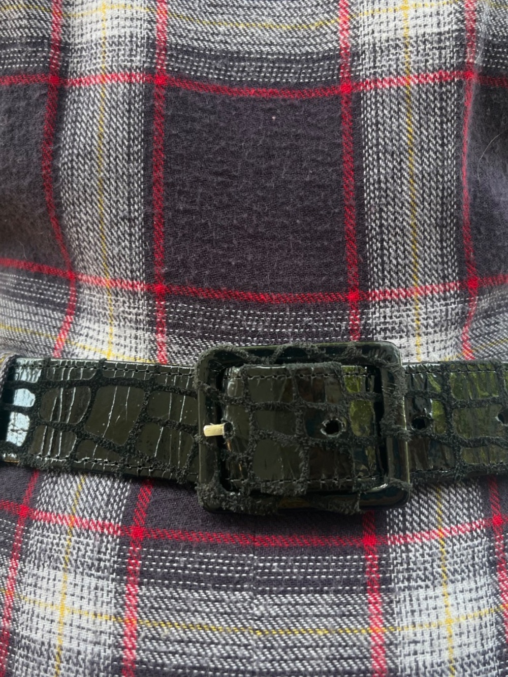 Vintage RARE L.A.M.B by Gwen Stefani Plaid Belted Dress 4/6 - Picture 5 of 16